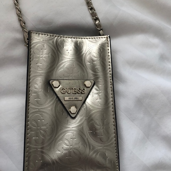 Gold Guess Phone Holder - Picture 1 of 3